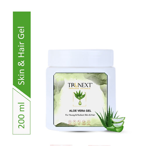 Trunext Aloe Vera Gel For Young & Radiant Skin & Hair 200 ml