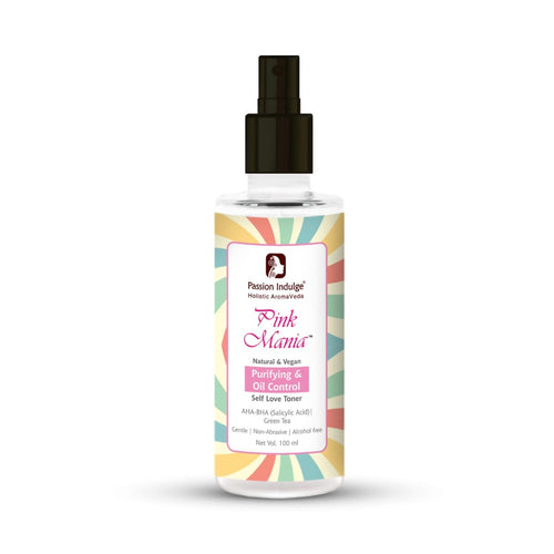 Passion Indulge Pink Mania AHA BHA Purifying & Oil Control Face Toner 100 ml