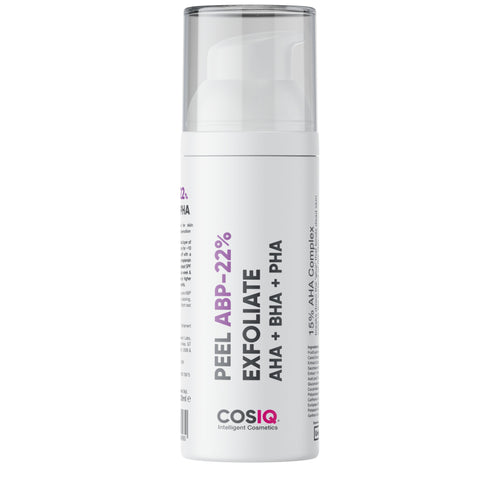 CosIQ ABP 22% Regular Use Exfoliating Peel AHA 15% | PHA 5% | BHA 2% Peeling Solution - 30 ml