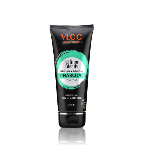 VLCC Ultimo Blends Charcoal Face Pack For Whitening, Detoxifying, Reducing Blackheads & Dark Spots 100 gm