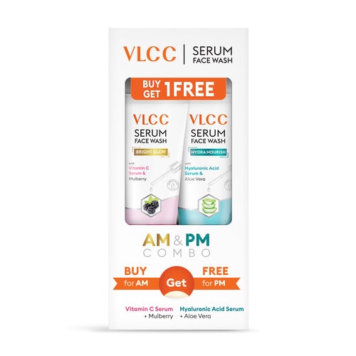 VLCC Vitamin C + Mulberry & Hyaluronic Acid + Aloe Vera Serum Face Wash 300 ml