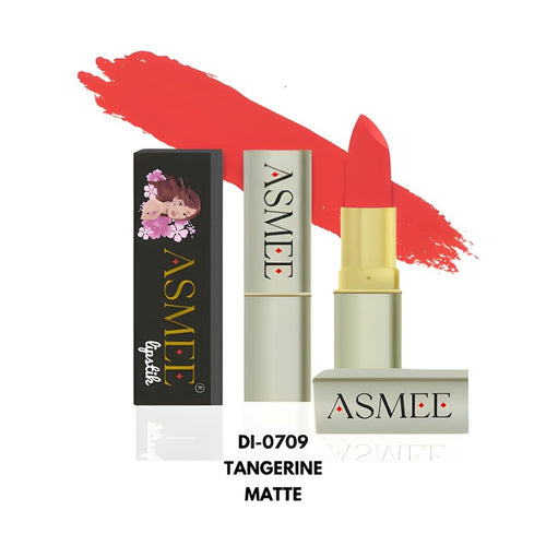 Asmee Lipstick Tangerine Matte Finish Long Lasting 4.2 gm