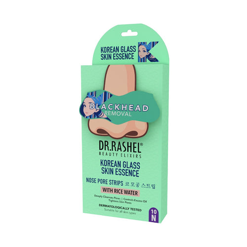 DR.RASHEL Korean Nose Strips – Deep Cleansing Pore Strips for Smooth, Radiant Nose (Pack of 10)