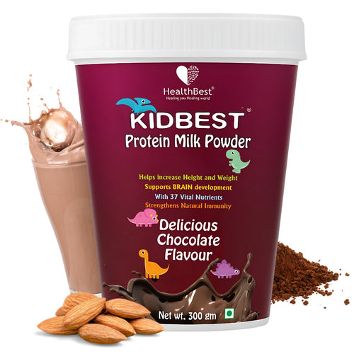 HealthBest Kidbest Protein Milk Powder Chocolate Flavour 300g