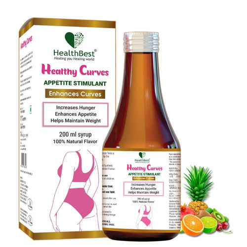 Healthbest Healthy Curves Weight Gain Syrup for Women & Girls - 200ml