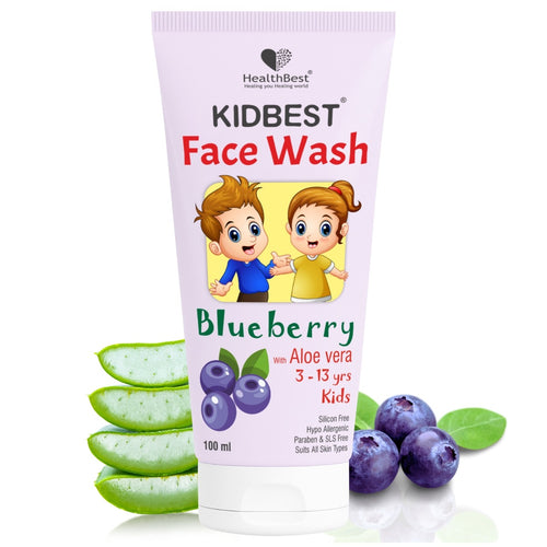 HealthBest Kidbest Blueberry Face Wash 100ml