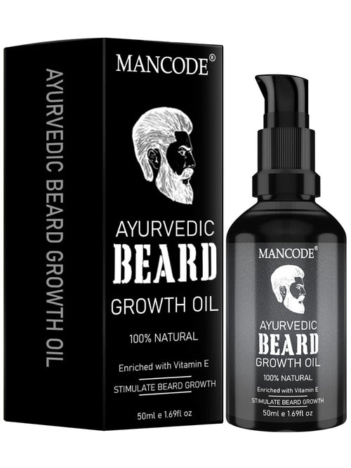 Mancode Ayurvedic Beard Growth Oil 50ml