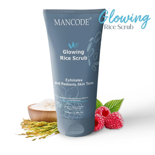 Mancode Glowing Rice Scrub 100ml