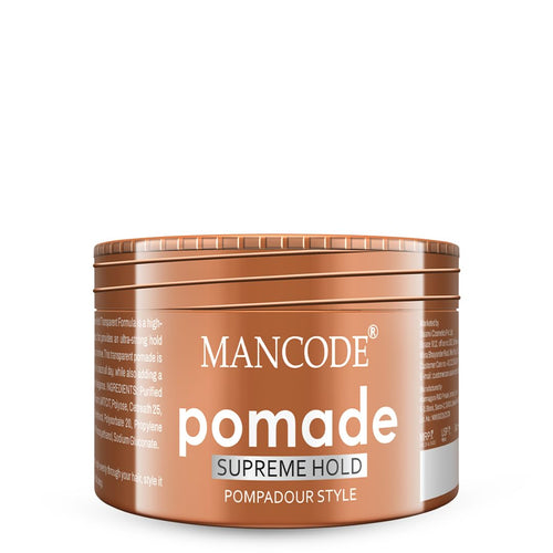 Mancode Supreme Hold & Glossy Hair Styling Pomade Wax- 100 ml