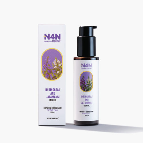 N4N Hair Care Oil 100 ml | Bhringaraj And Jatamansi | Growth & Nourishment