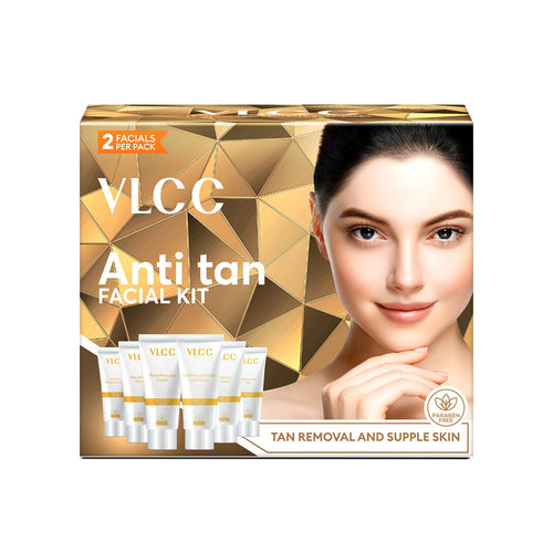 VLCC Anti Tan Facial Kit Fights Sun Tan, Nourishes & Protects Skin From Uv Rays 60 gm