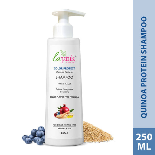 La Pink Color Protect Quinoa Protein Shampoo with White Haldi for Color-treated Hair 250 ml