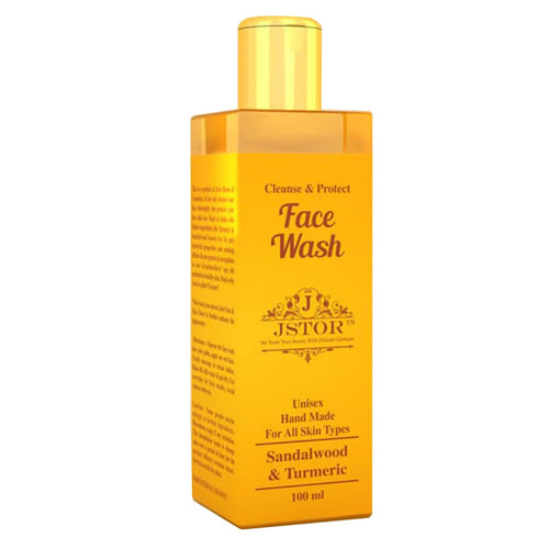 JSTOR Cleanse & Protect Face Wash With Sandalwood & Turmeric 100 ml