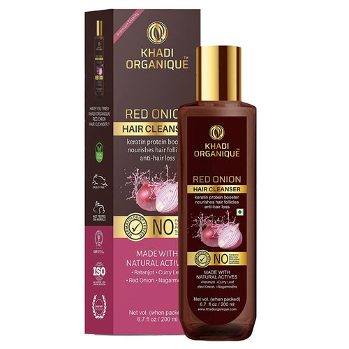Khadi Organique Red Onion Hair Conditioner With Keratin Protein Booster 200 ml