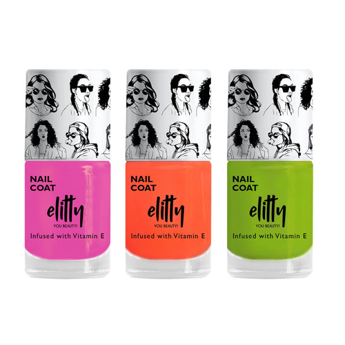 Elitty Mad Over Nails Nail Coat Matte Combo 6 ml * 3