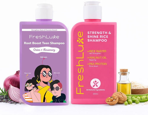 FreshLuxe Hair Strength & Growth Care Shampoo Combo for Family 400ml
