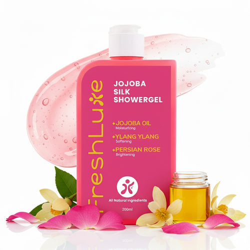 FreshLuxe Jojoba Silk Body Wash Shower Gel for Men & Women 200 ml