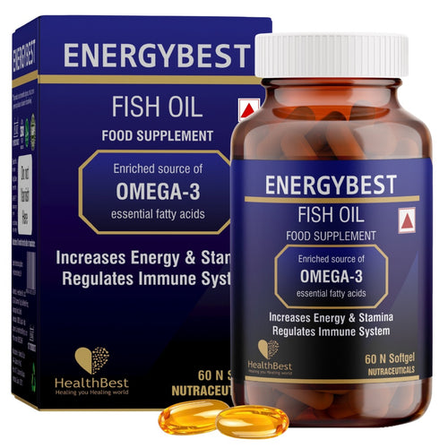 HealthBest EnergyBest Fish Oil Soft Gel 60 Capsules