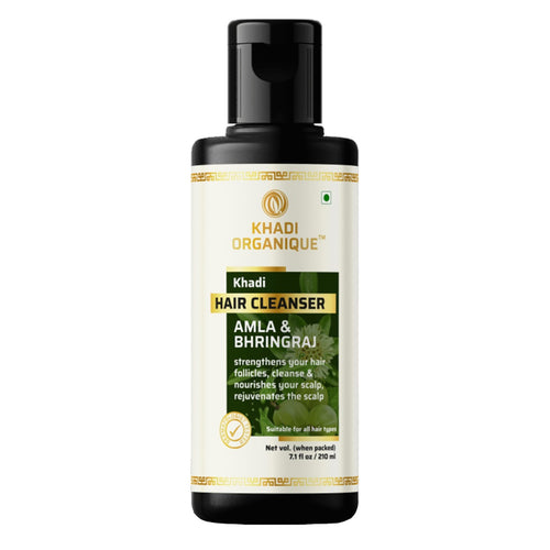 Khadi Organique Amla & Bhringraj Hair Cleanser 210 ml