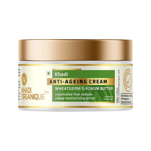 Khadi Organique Anti Ageing Cream With Wheatgerm & Kokum Butter 50 gm