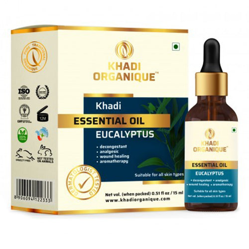 Khadi Organique Eucalyptus Essential Oil 15 ml