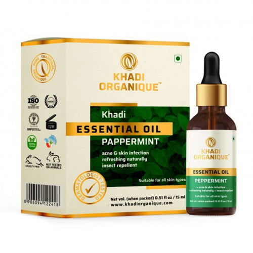 Khadi Organique Peppermint Essential Oil 15 ml