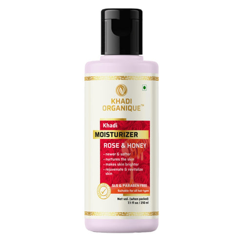 Khadi Organique Rose & Honey Moisturizer 210 ml