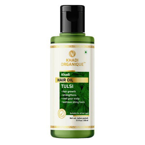 Khadi Organique Tulsi Hair Oil 210 ml