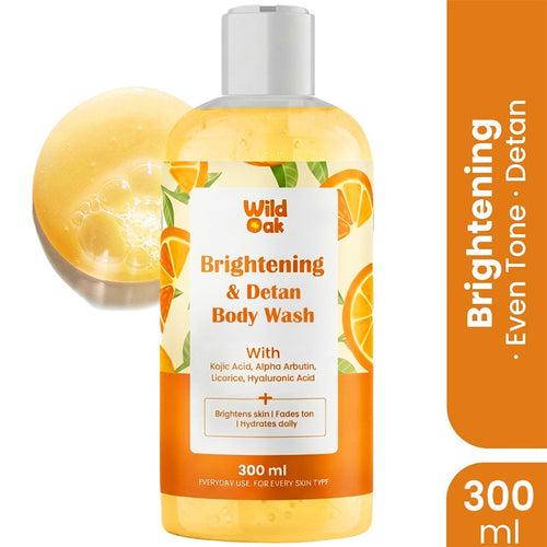 WildOak Brightening & DeTan Body Wash | 300 ml