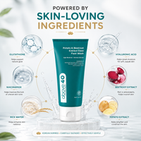 Above 40 Glow Face Wash – Korean Anti Ageing & Brightening Cleanser with Glutathione 50 ml