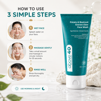 Above 40 Glow Face Wash – Korean Anti Ageing & Brightening Cleanser with Glutathione 50 ml