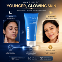 Above 40 Retinol Night Cream – Korean Anti Aging Lightweight Gel Cream for Fine Lines & Wrinkles with Retinol & Collagen | Women & Men 50 gm