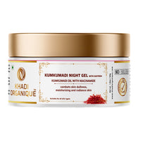 Khadi Organique Kumkumadi Night Gel With Kumkumadi Oil, Niacinamide & Saffron 50 gm