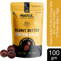 EAT Anytime Mindful Peanut Butter Protein Energy Balls 30% Whey Protein 100 gm