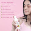 La Pink Ideal Bright Face Toner With White Haldi & Cactus Flower for Brightened Glass Skin Pack of 2
