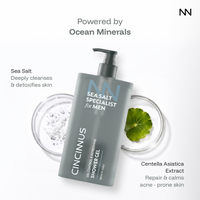 CINCINNUS Sea Salt Oil Control Refreshing Shower Gel 380 ml