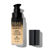 Milani Conceal + Perfect 2-In-1 Foundation + Concealer 03 Light Beige