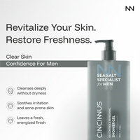 CINCINNUS Sea Salt Oil Control Refreshing Shower Gel 380 ml