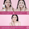 La Pink Ideal Bright Face Wash With White Haldi & Kakadu Plum for Brightened Glass Skin Pack of 2