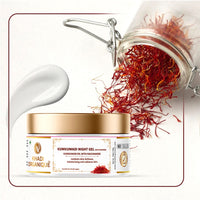 Khadi Organique Kumkumadi Night Gel With Kumkumadi Oil, Niacinamide & Saffron 50 gm