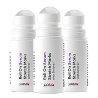 Cos-IQ Stretch Marks Removal Roll-On Serum (Pack of 3 X 40ml Each), with Striover, Scar Removal, Uneven Skin Tone, All Skin Types, 120ml