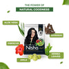 Nisha Henna Based Hair Colour Natural Black 25 g x 10 Packs