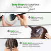Nisha Naturemate Cream Hair Colour Natural Black 30 ml x 10 Packs