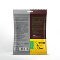 Nisha Naturemate Cream Hair Colour Dark Brown 30 ml x 10 Packs