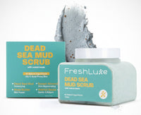 FreshLuxe Dead Sea Mud Face and Body Scrub for Men & Women 200 g