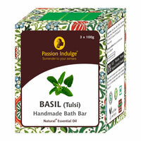Passion Indulge Handmade Bath Bar Basil Soap Pack of 3