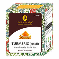 Passion Indulge Handmade Bath Bar Soap Turmeric Pack of 3