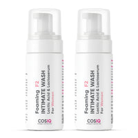 CosIQ Foaming F2 Intimate Wash for Women, 100ml (Pack of 2)