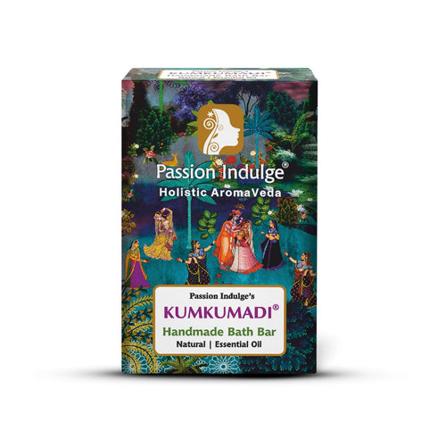 Passion Indulge Kumkumadi Handmade Bath Bar For Glowing Skin 150 gm