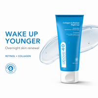 Above 40 Retinol Night Cream – Korean Anti Aging Lightweight Gel Cream for Fine Lines & Wrinkles with Retinol & Collagen | Women & Men 50 gm